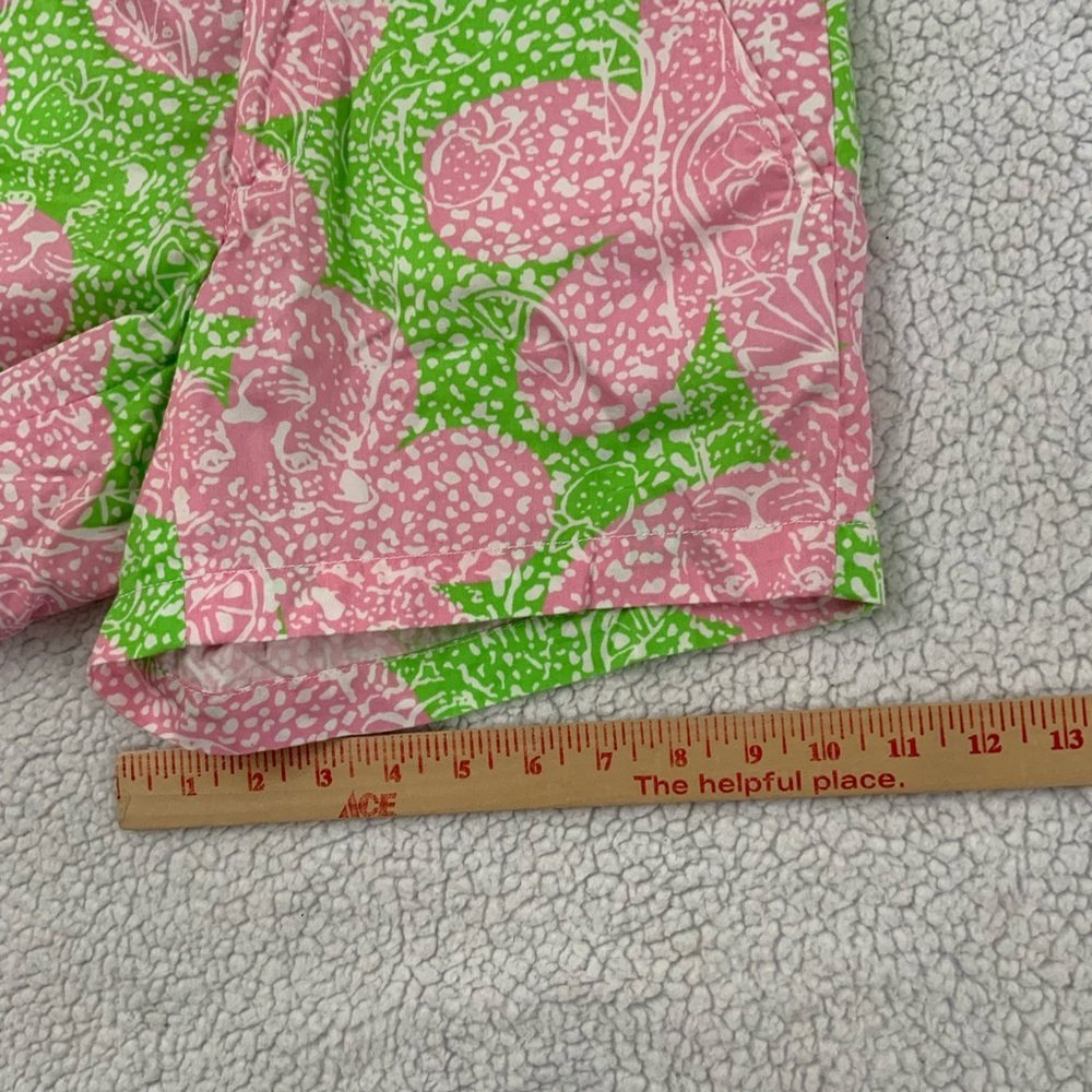 Lilly Pulitzer The Callahan Short Limeade Cheat Ya Size 4 Pink Green Preppy - Picture 14 of 15